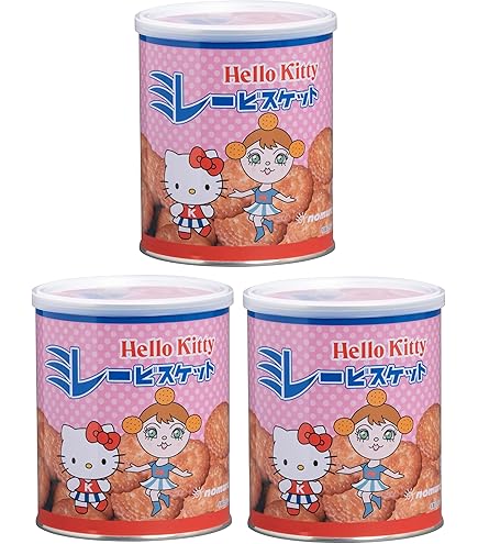 Amazon.co.jp: 野村煎豆加工店 ハローキティミレービスケット缶入 250g